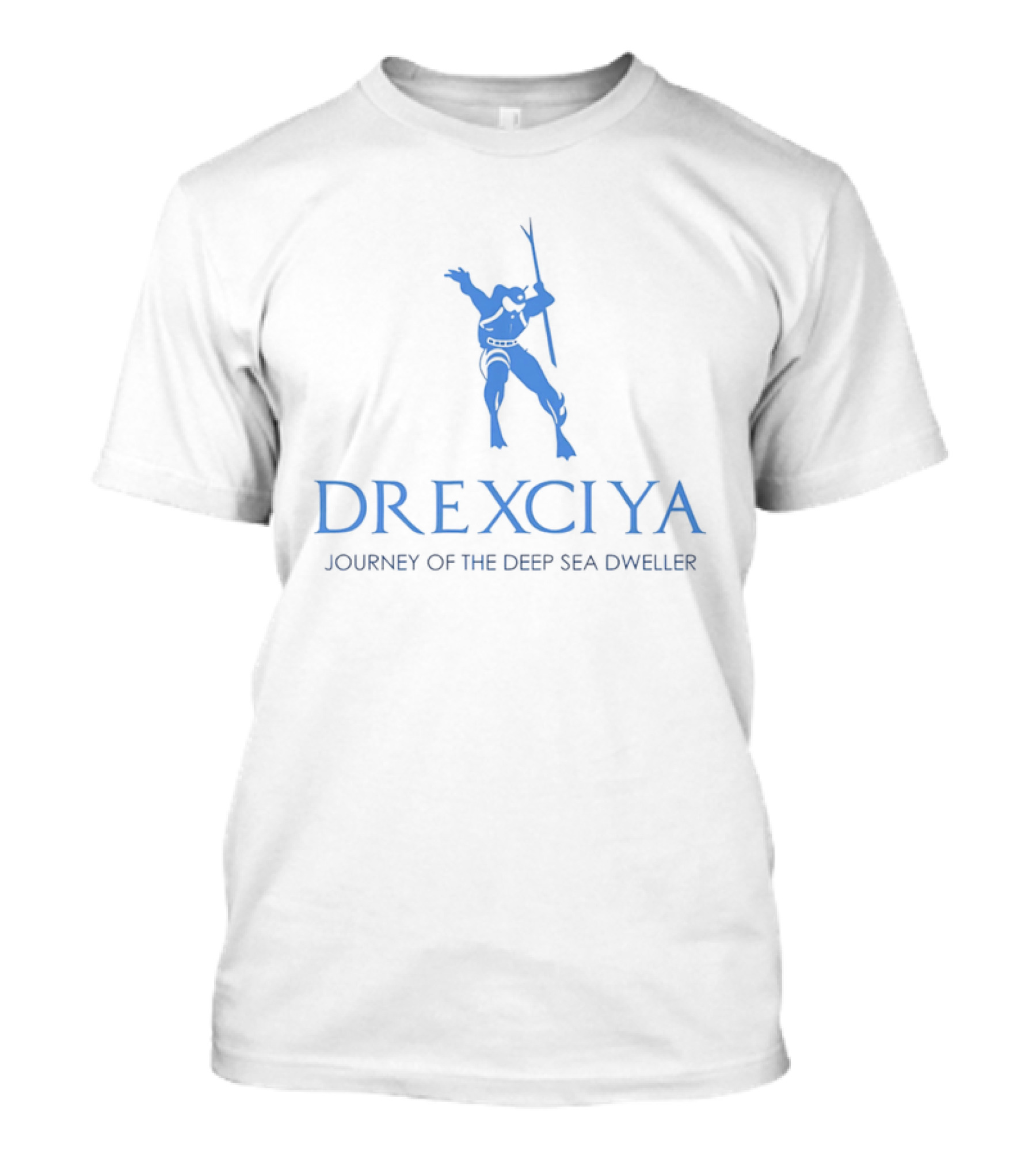 Drexciya Journey Of The Deep Sea Dweller Blue Diver T-Shirt