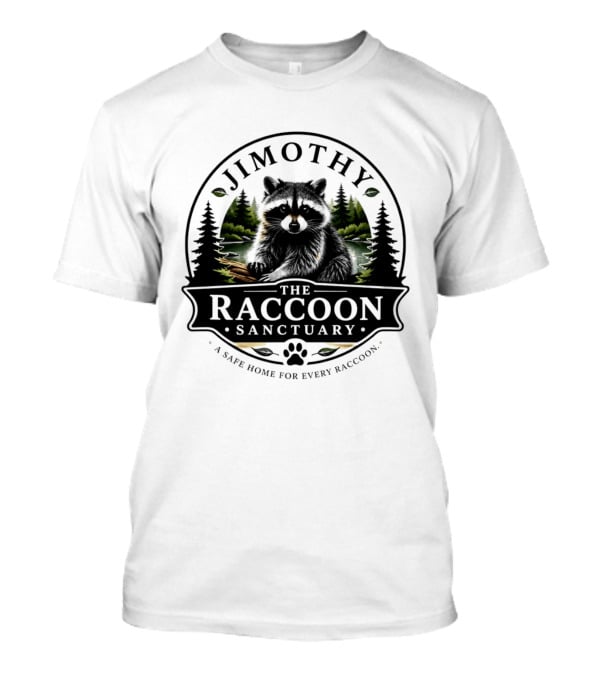 Jimothy Raccoon Sanctuary A Safe Home For Every Raccoon T-Shirt