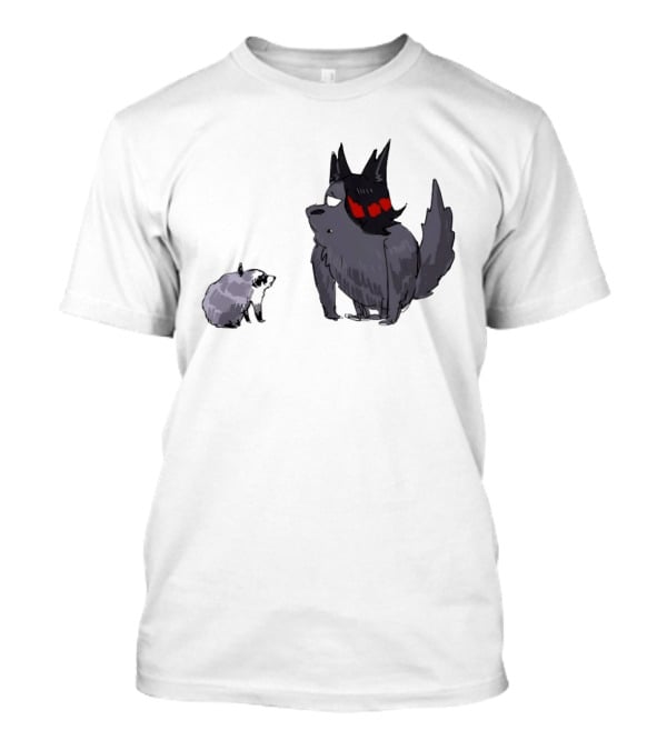 Mr Looper And Jimothy Raccoon Cartoon Funny Animal Characters T-Shirt