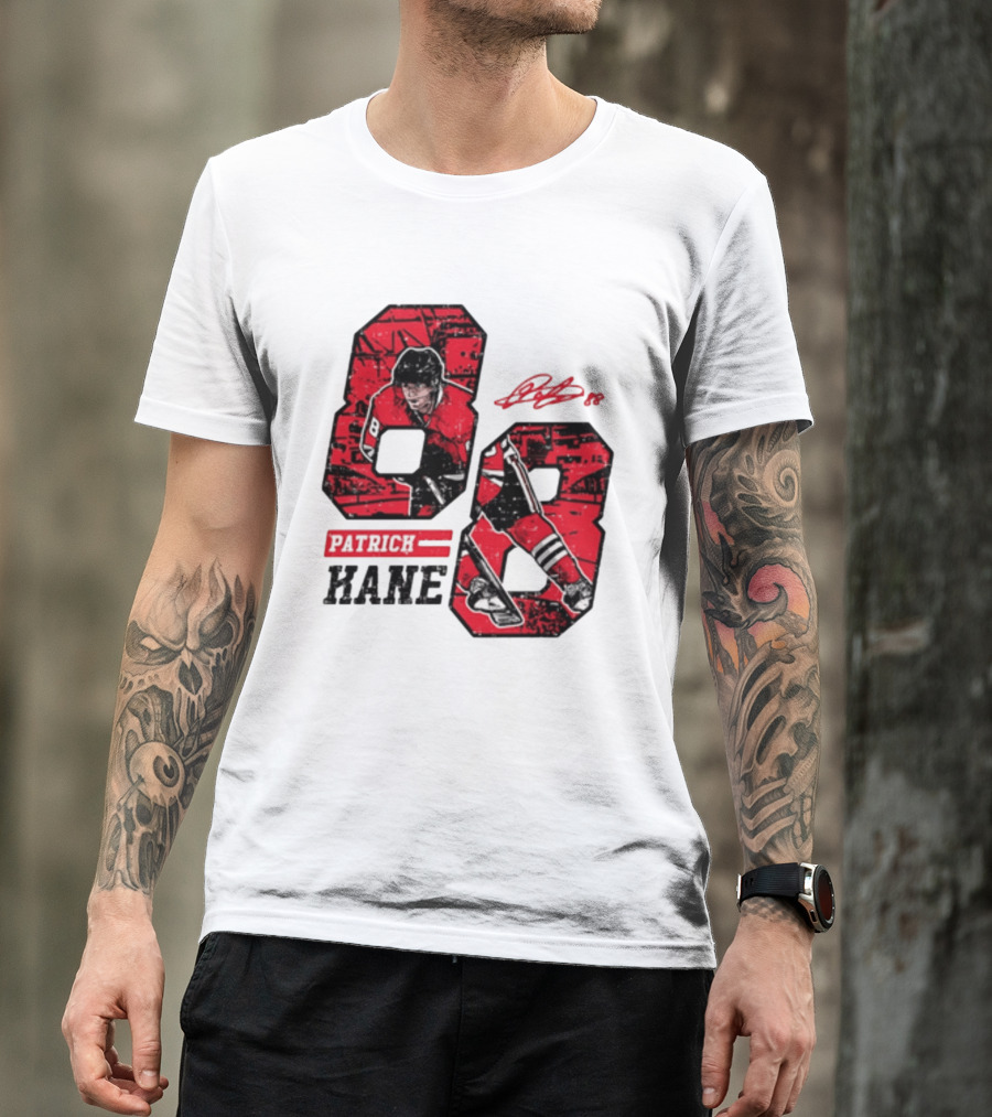 Patrick Kane Chicago Blackhawks 88 Comic Style Collaboration T-Shirt