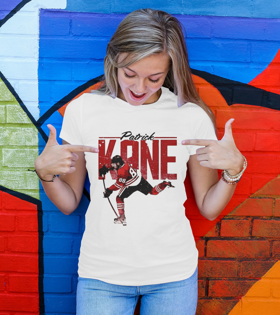 Patrick Kane 88 Chicago Blackhawks Hockey Player T-Shirt