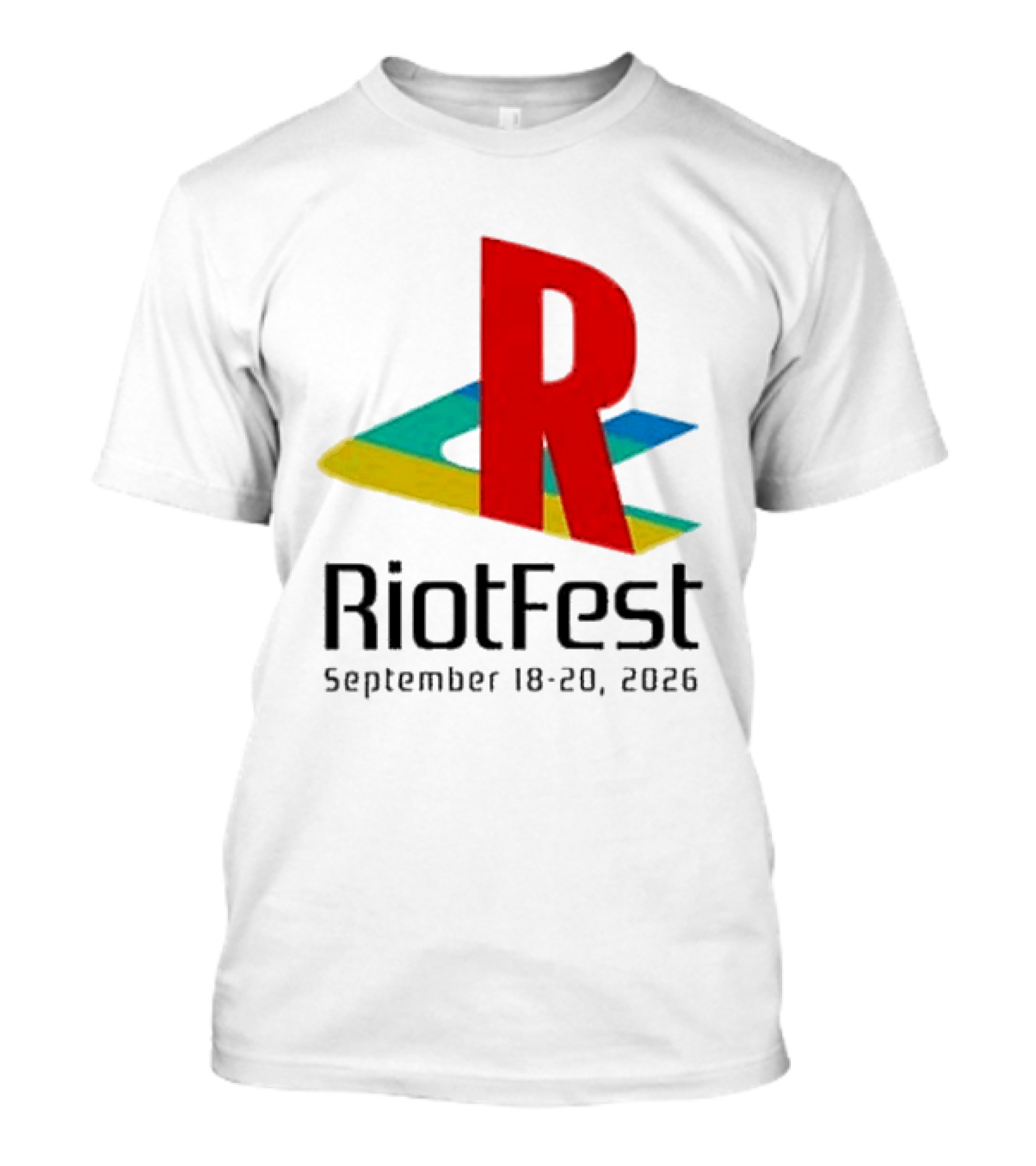 Riot Fest 2026 September 18 20 Colorful R T-Shirt