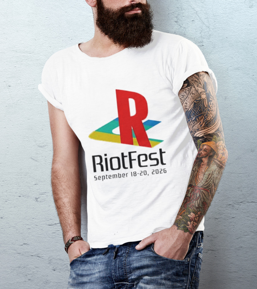 Riot Fest 2026 September 18 20 Colorful R T-Shirt