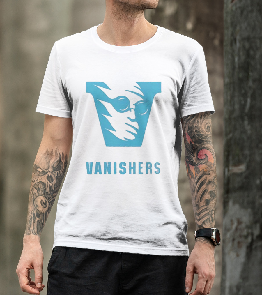 Sussex Vanishers Ghostly Specter Team Vanishers Blue T-Shirt