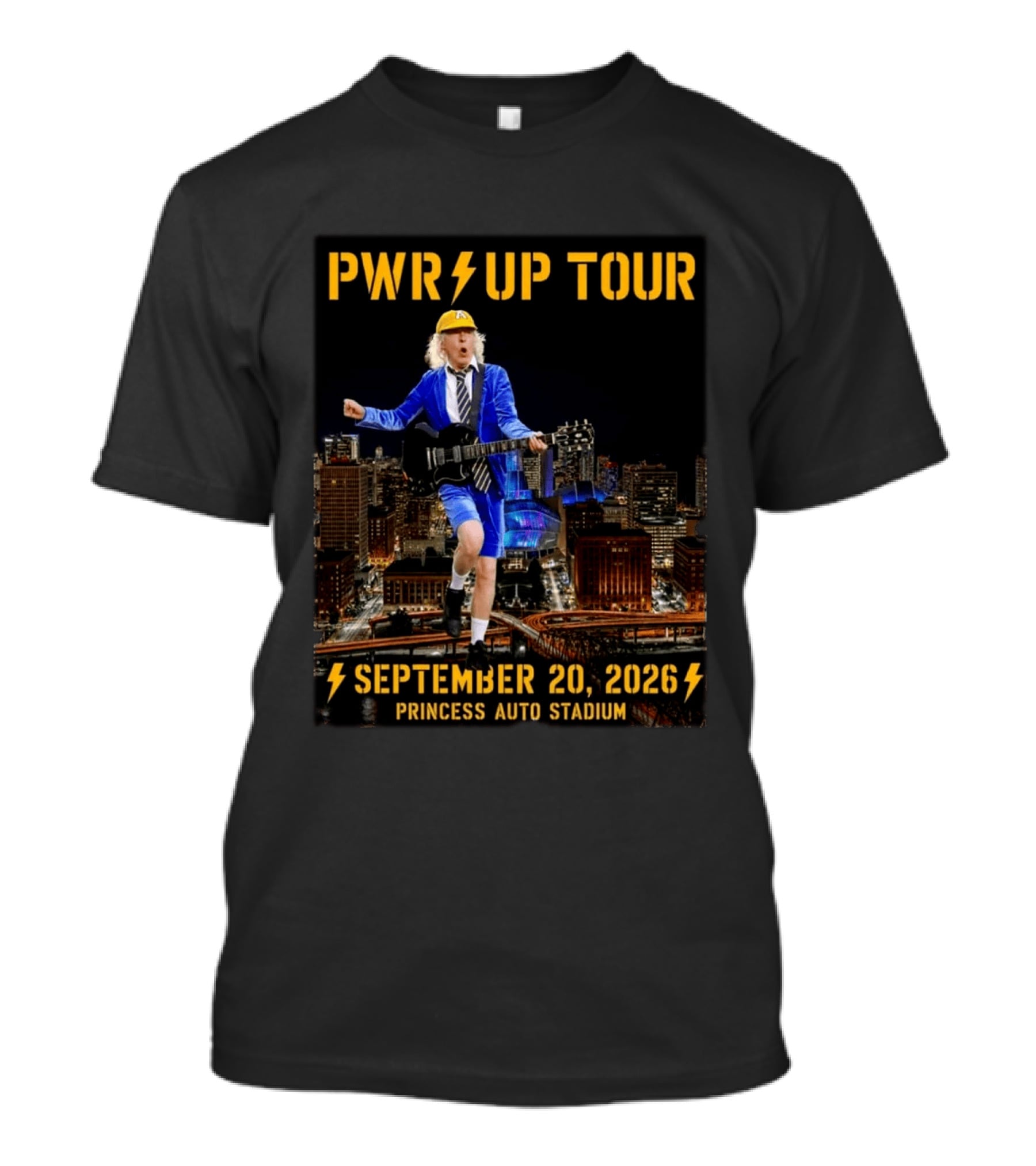 PWR Up Tour September 20 2026 Princess Auto Stadium Winnipeg MB T-Shirt