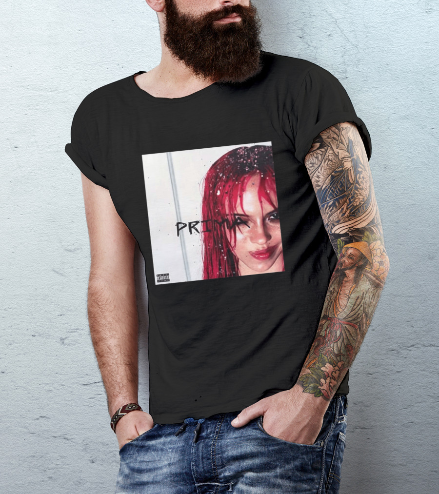 Adela Jergova Prima New Album Cover 2026 Pink Hair T-Shirt