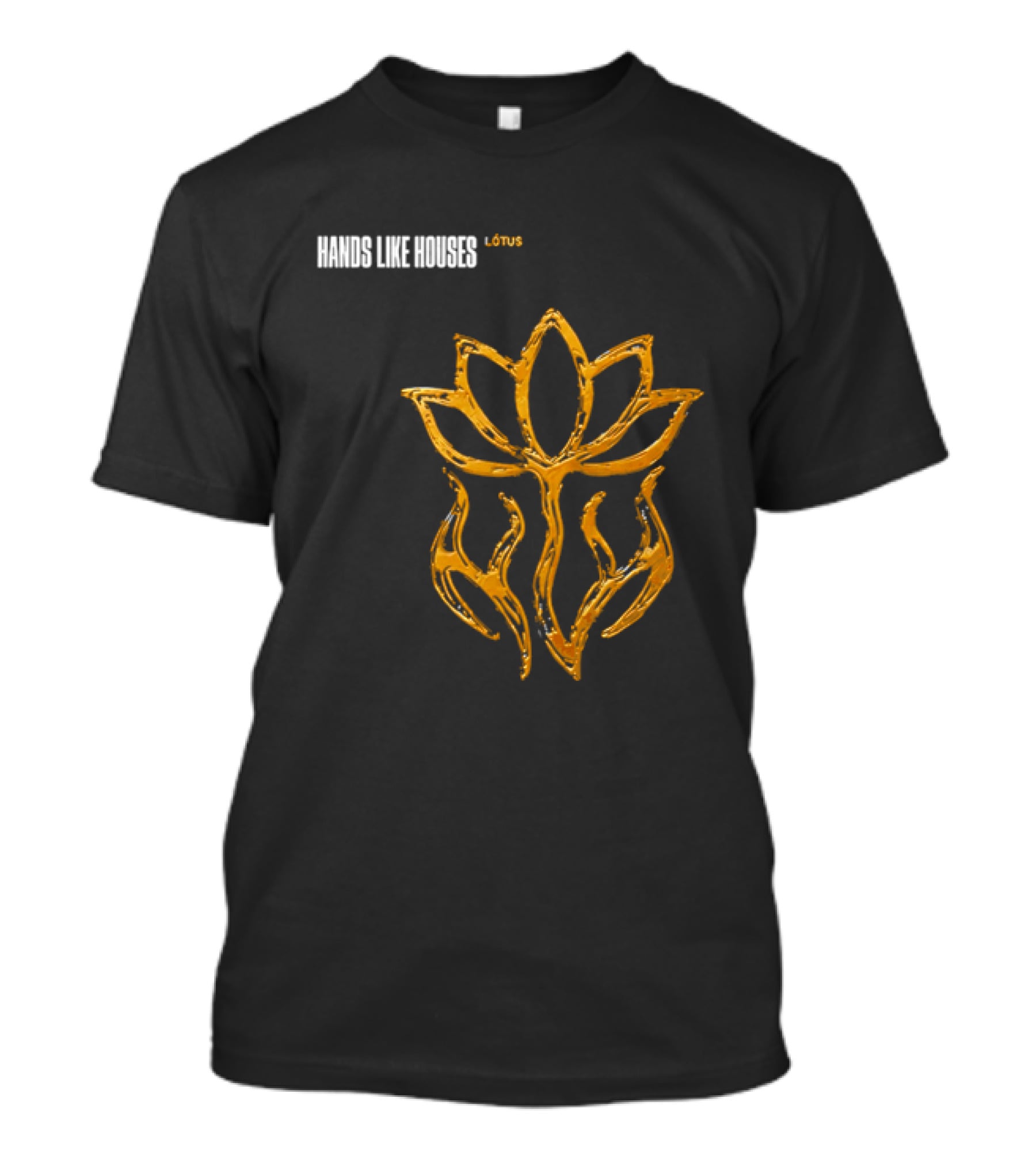 Hands Like Houses Lotus Symbol Yellow T-Shirt