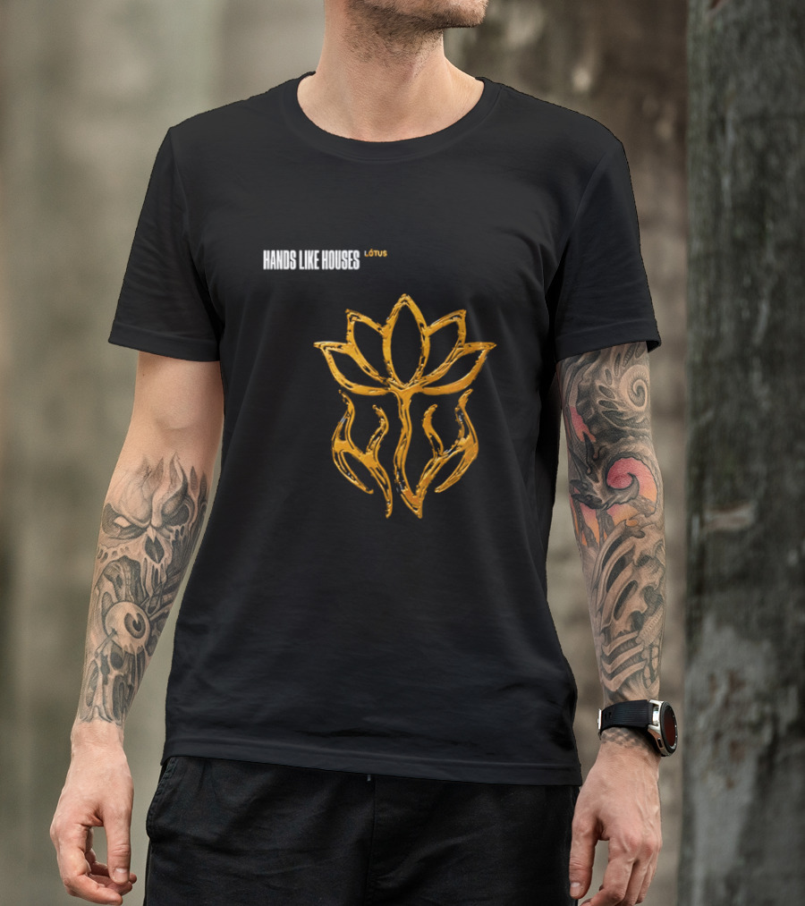 Hands Like Houses Lotus Symbol Yellow T-Shirt