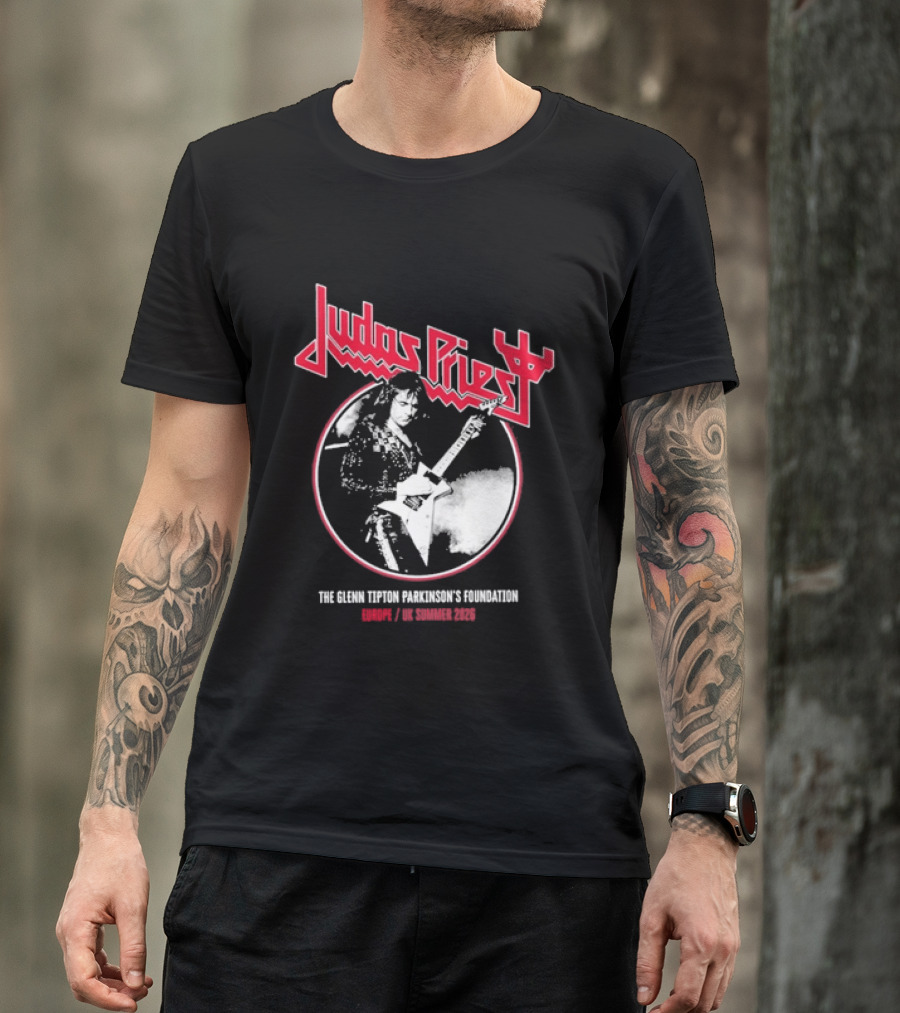 Judas Priest 2026 Faithkeepers European UK Summer Tour Glenn Tipton Foundation 2026 Events T-Shirt