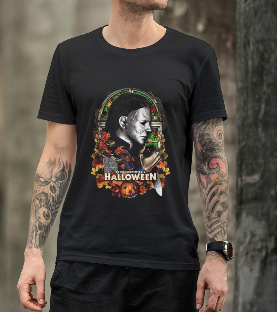 John Carpenter's Halloween Michael Myers 45 Years Of Terror Event T-Shirt