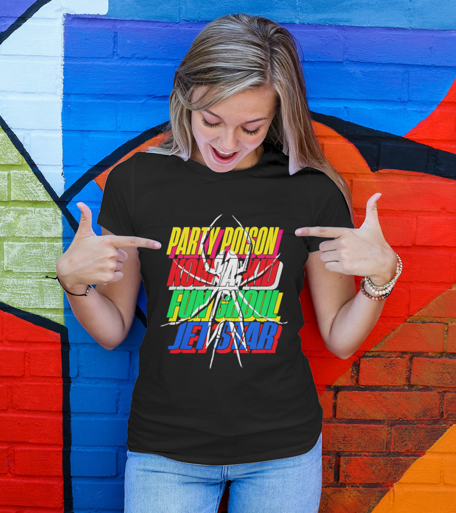 Party Poison Kobra Kid Fun Ghoul Jet Star My Chemical Romance The Fabulous Killjoys T-Shirt