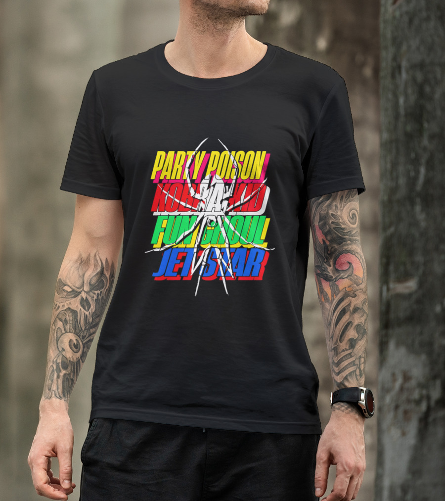 Party Poison Kobra Kid Fun Ghoul Jet Star My Chemical Romance The Fabulous Killjoys T-Shirt