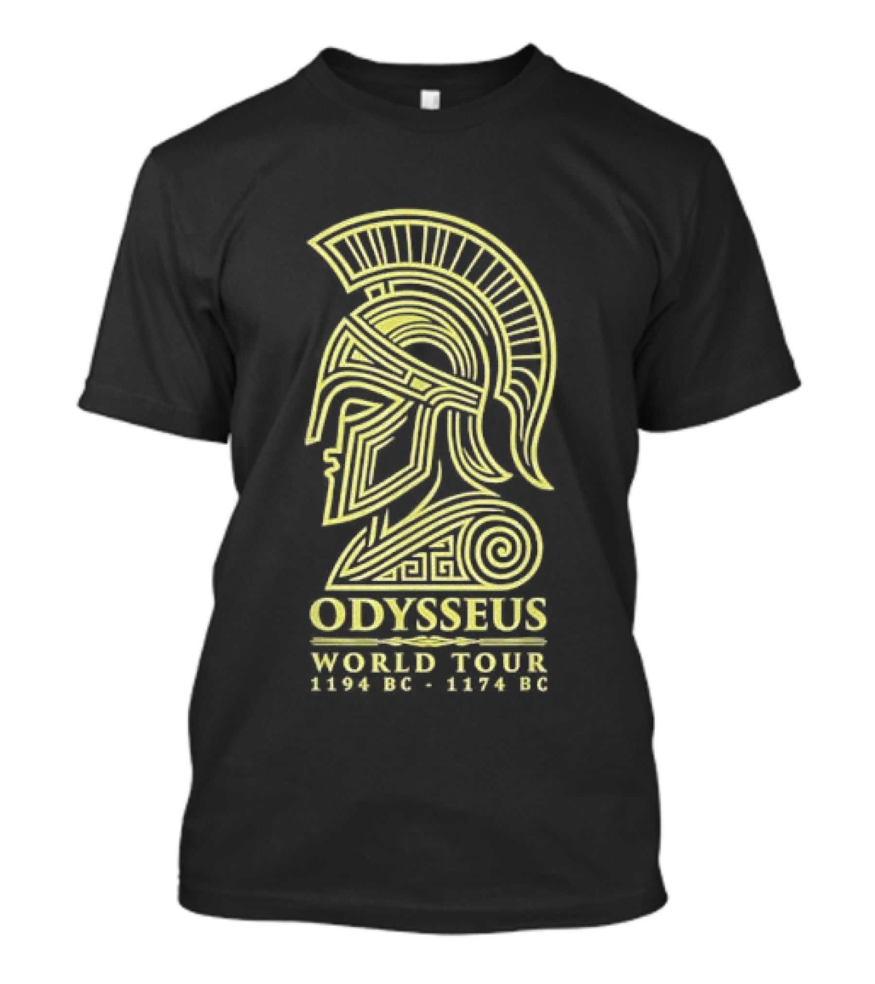 Odysseus World Tour 1194 BC 1174 BC Spartan Helmet T-Shirt