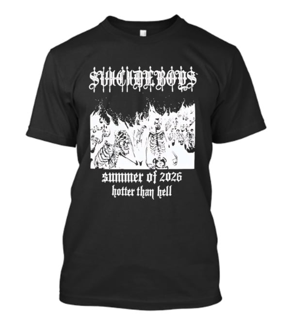 Suicideboys Summer Of 2026 Hotter Than Hell Skeletons T-Shirt