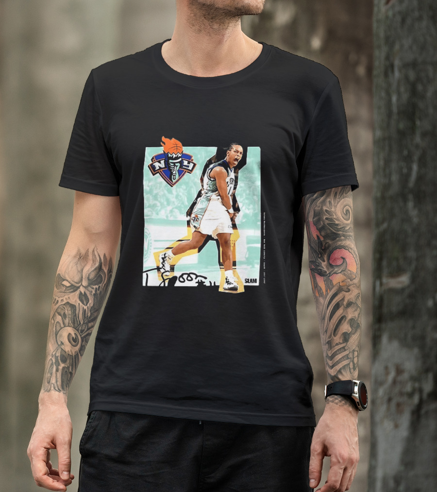 WNBA Legends Teresa Weatherspoon New York Liberty SLAM T-Shirt