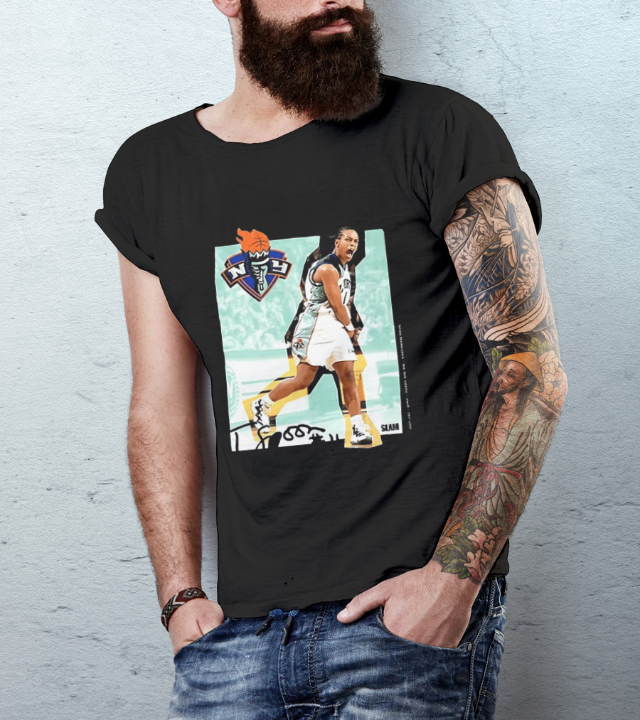 WNBA Legends Teresa Weatherspoon New York Liberty SLAM T-Shirt