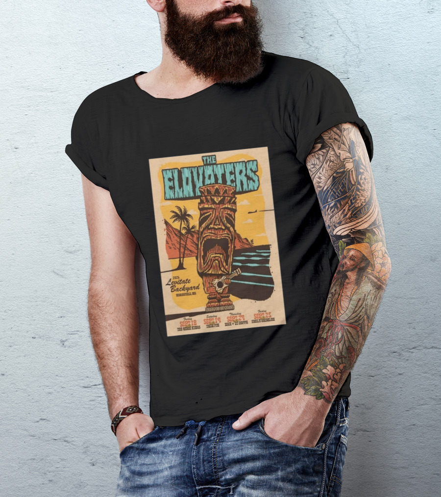 The Elovaters 2026 Levitate Backyard Marshfield MA Event With The Guess Who Max DJ Boppa Emily Rose Sept 18 25 T-Shirt