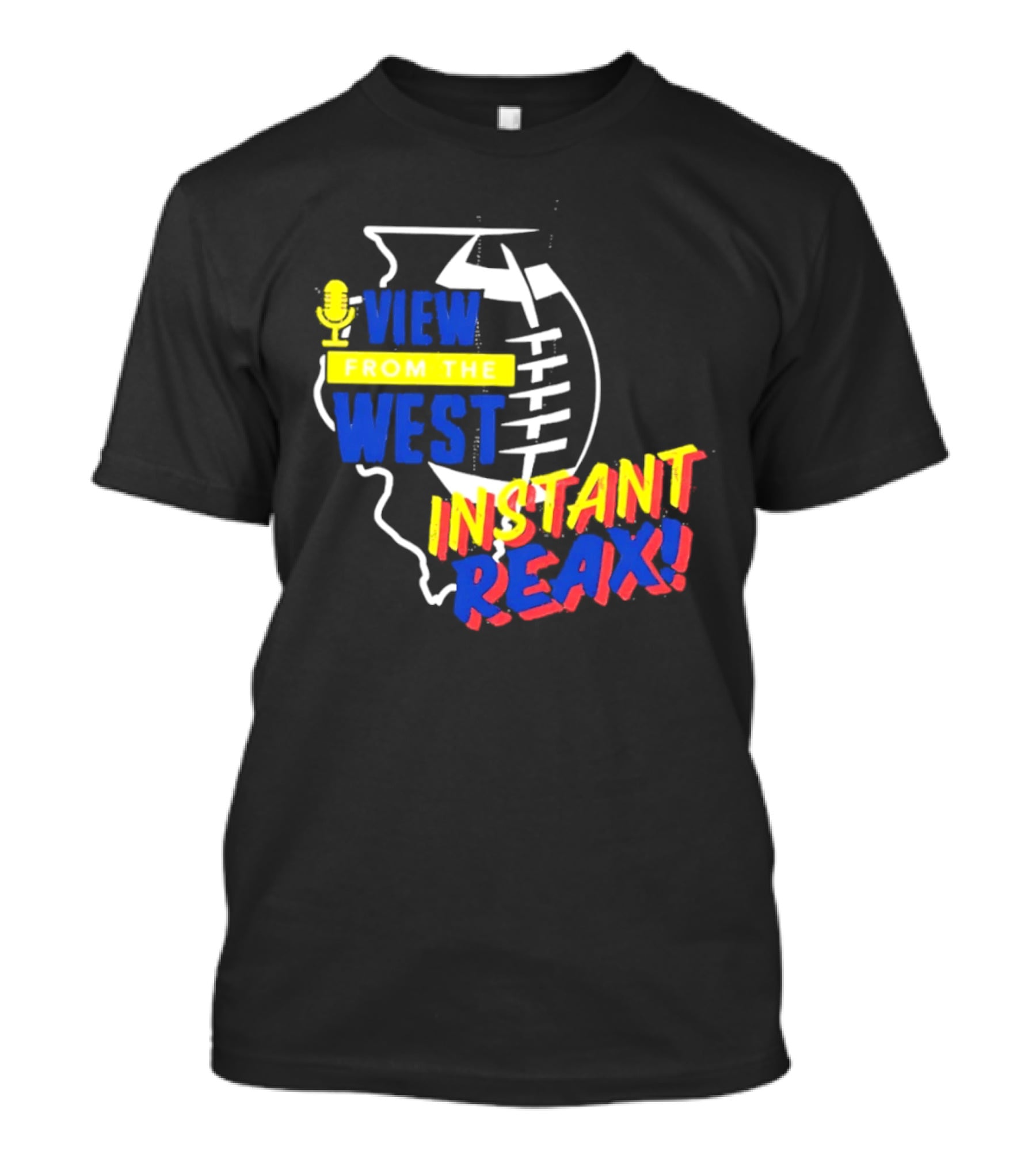 View From The West Instant Reax Illinois Football T-Shirt