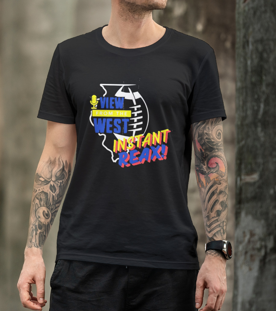 View From The West Instant Reax Illinois Football T-Shirt