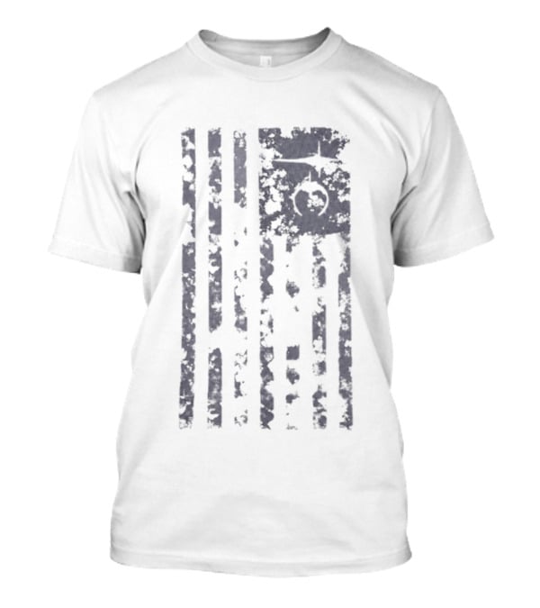 Jake Paul Thug Club Old Glory Distressed American Flag T-Shirt