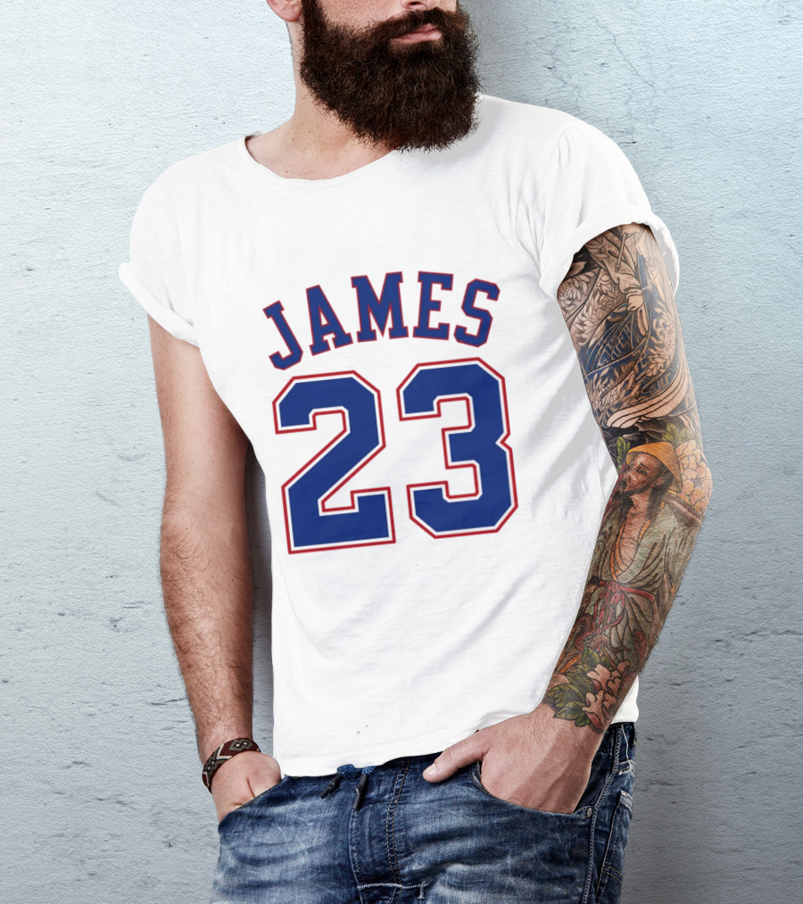 James 23 Philadelphia 76er The King T-Shirt