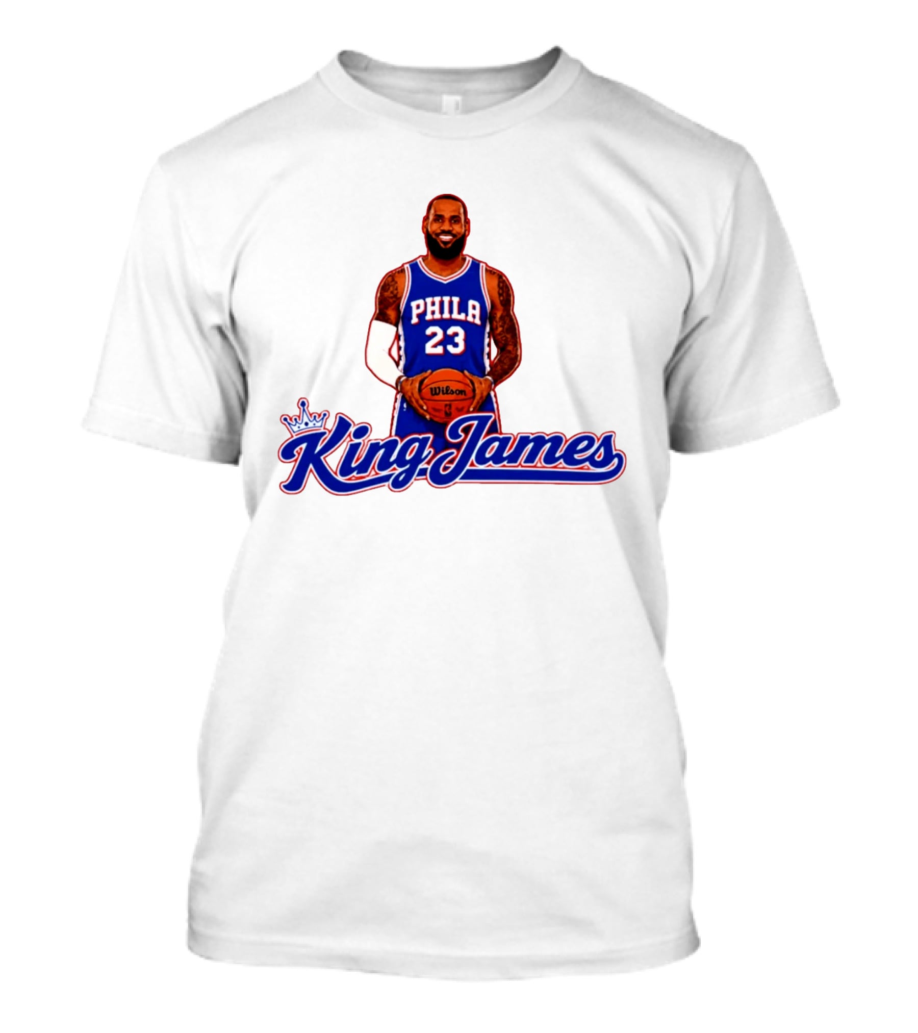 King James Philly 23 Basketball Legend T-Shirt