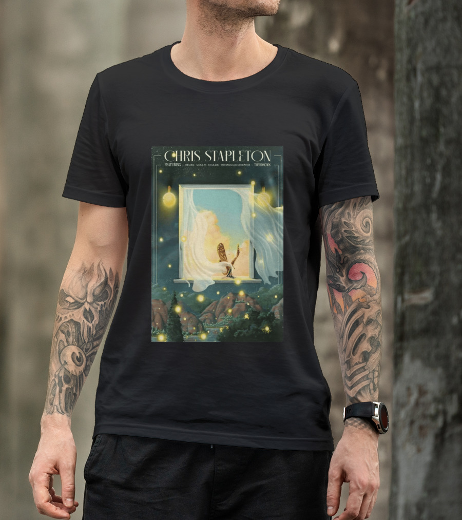 Chris Stapleton Featuring The Gorge George WA July 25 2026 With Special Guest Grace Potter The Honchos T-Shirt