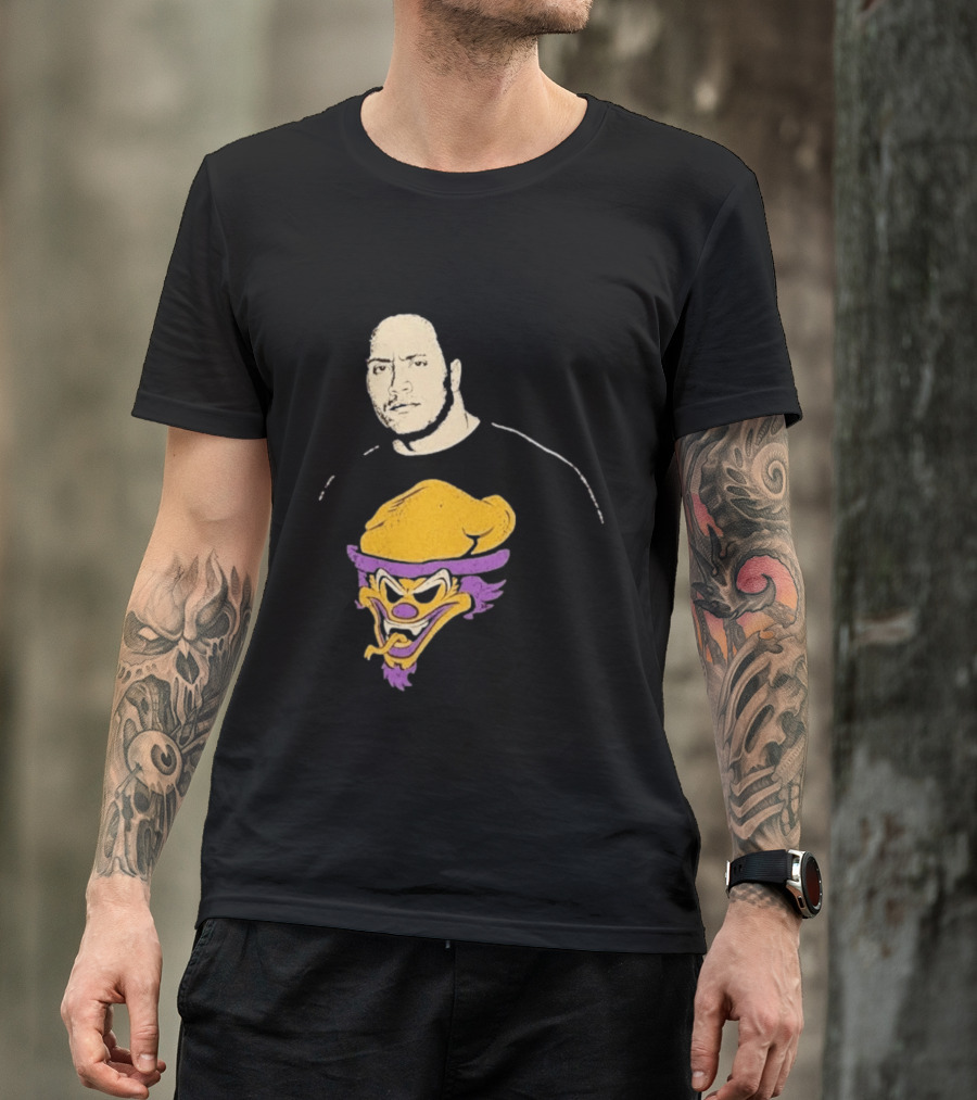 Dwayne Johnson The Rock Insane Clown Posse Collaboration T-Shirt
