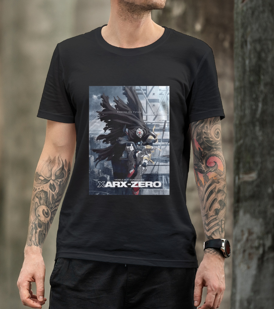 Rewrite The Future Mobile Suit Gundam RG Xarx Zero New Series T-Shirt