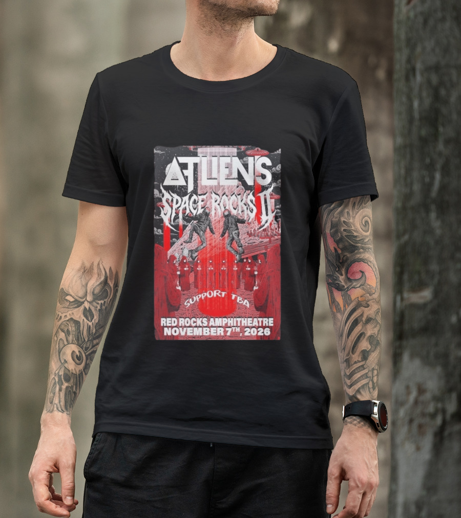 ATLiens Space Rocks II Red Rocks Amphitheatre November 7th 2026 Support TBA T-Shirt