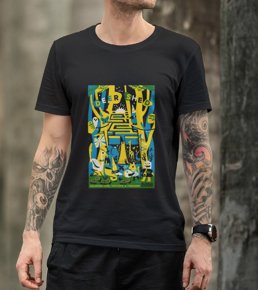 Deer Shed 2026 Baldersby Park Topcliffe N Yorkshire Festival T-Shirt