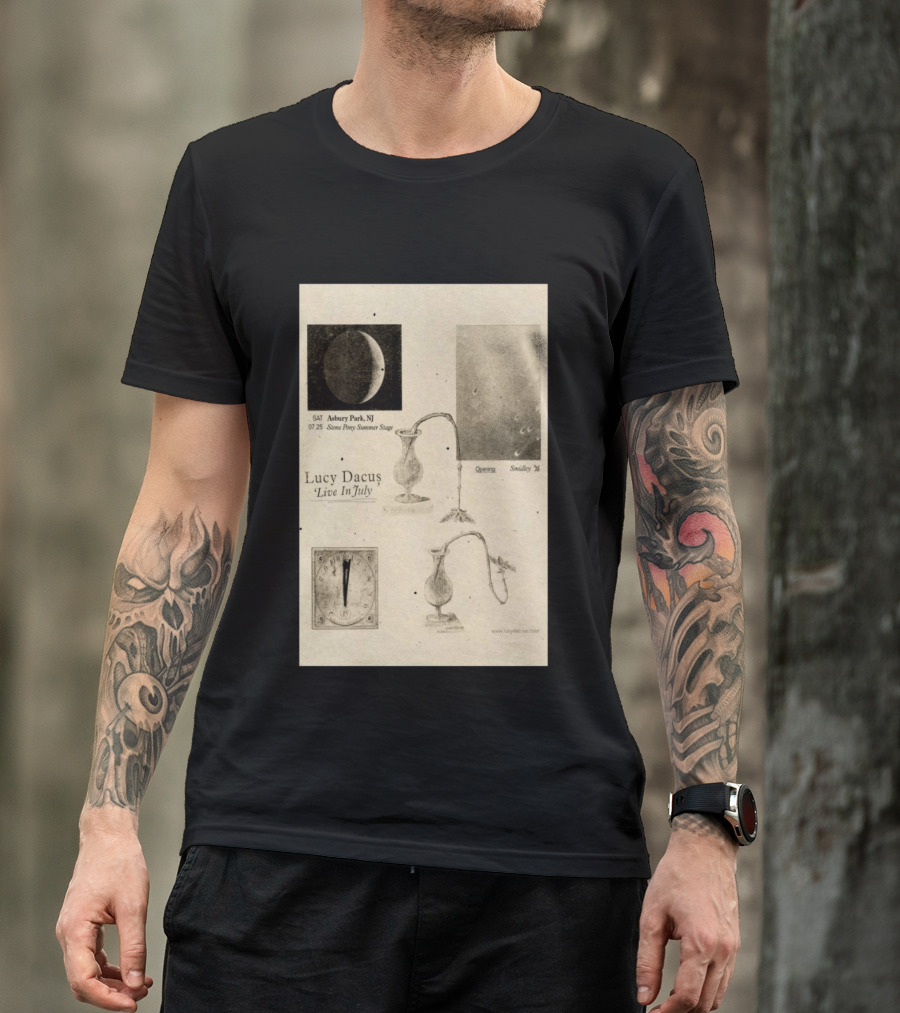 Lucy Dacus Live In July Asbury Park NJ Stone Pony Summer Stage 07 25 Opening Smidley Moon Stage T-Shirt