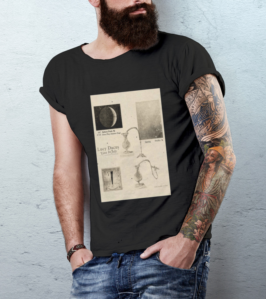 Lucy Dacus Live In July Asbury Park NJ Stone Pony Summer Stage 07 25 Opening Smidley Moon Stage T-Shirt