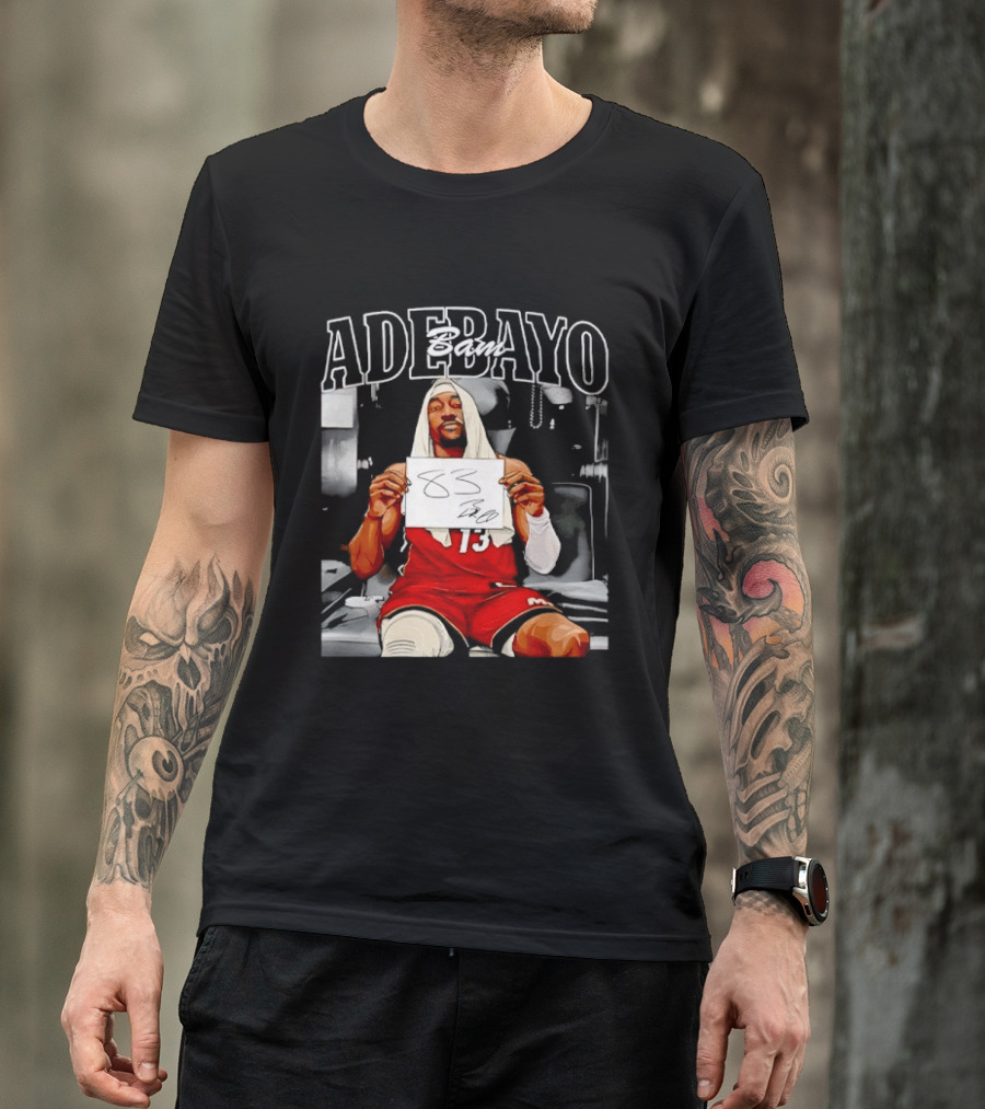 Miami Heat Bam Adebayo Number 13 83 Points T-Shirt
