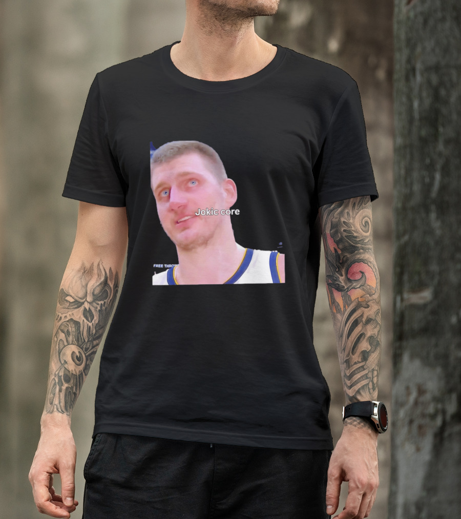 Jokic Core Nikola Jokic Free Throw Basketball T-Shirt