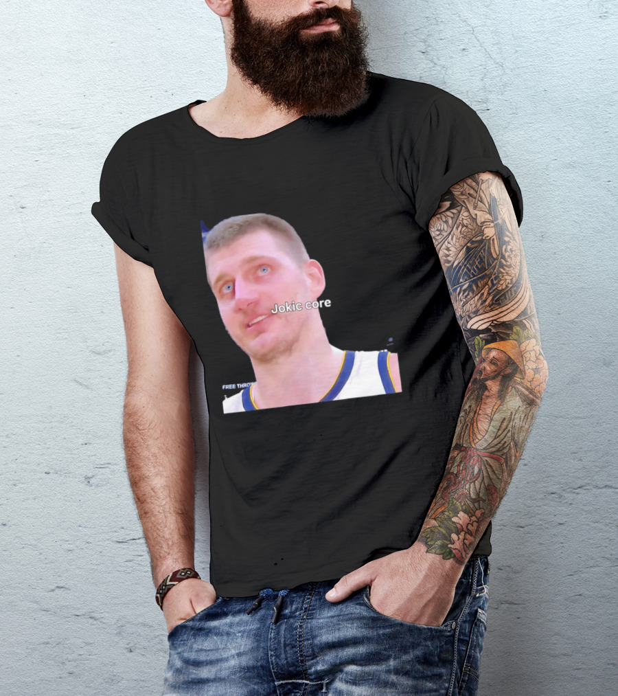 Jokic Core Nikola Jokic Free Throw Basketball T-Shirt