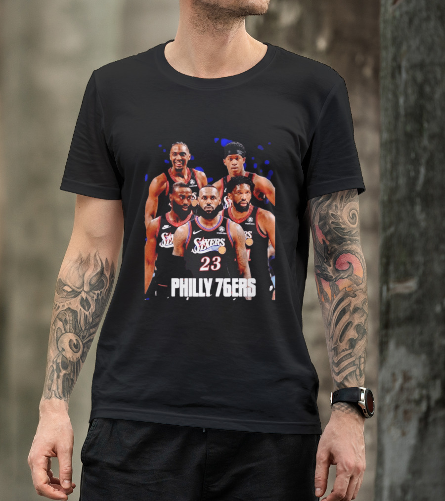 Philadelphia 76ers Big Five LeBron James Philly 76ers 23 T-Shirt