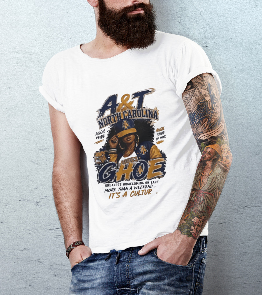 North Carolina A&T Aggie Pride GHOE Greatest Homecoming On Earth Culture T-Shirt