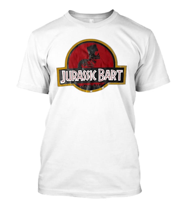 Jurassic Bart The Simpsons Dinosaur Skeleton T-Shirt