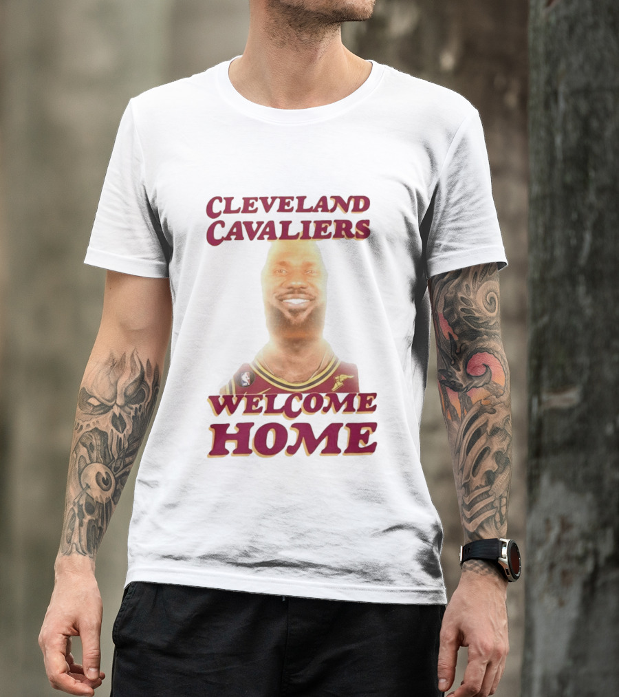 Cleveland Cavaliers Welcome Home LeBron James T-Shirt