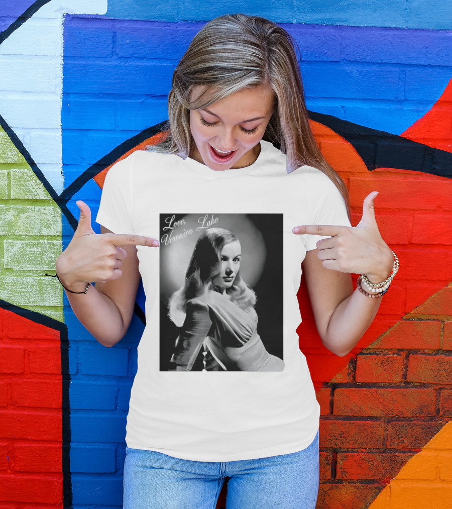 Veronica Lake Vintage Hollywood Glamour T-Shirt
