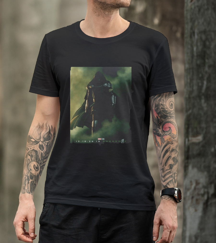 Avengers Doomsday Marvel Studios Dr Doom In Theaters December 18 2026 T-Shirt