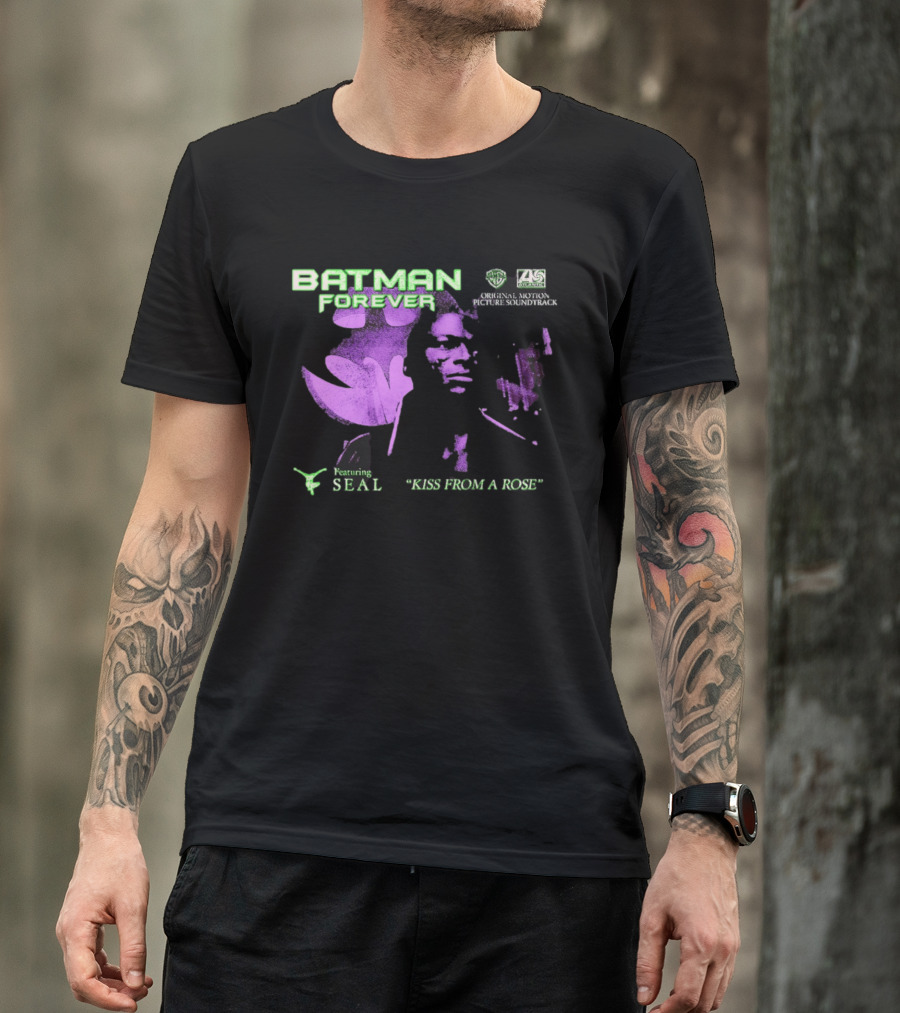 Batman Forever Original Motion Picture Soundtrack Kiss From A Rose Featuring Seal T-Shirt