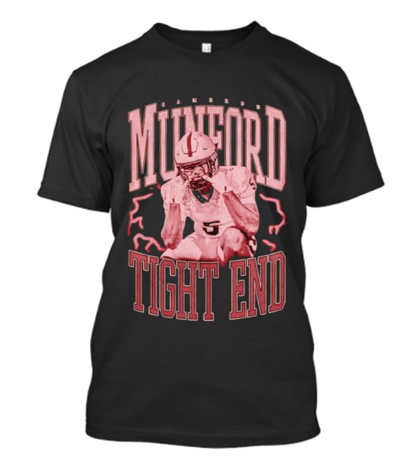 Cameron Munford Munford Tight End Football Player T-Shirt