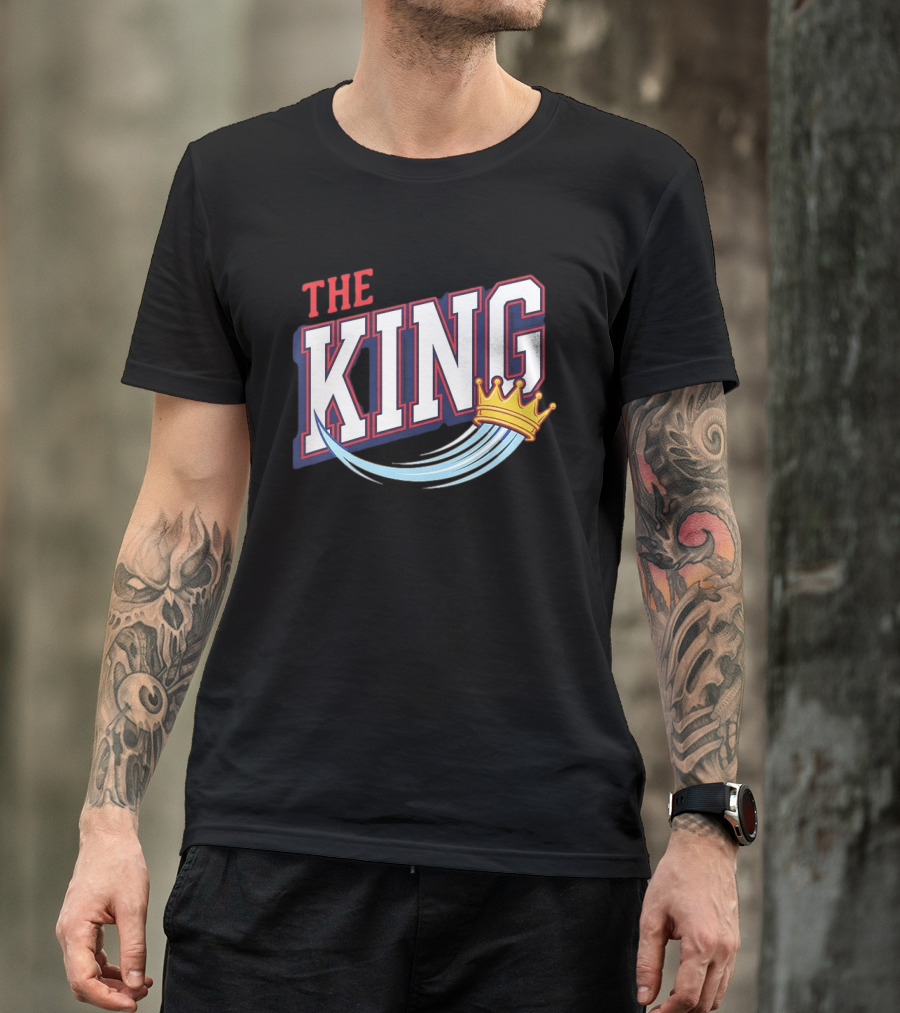 THE KING LeBron James Philadelphia 76ers NBA 2026 T-Shirt