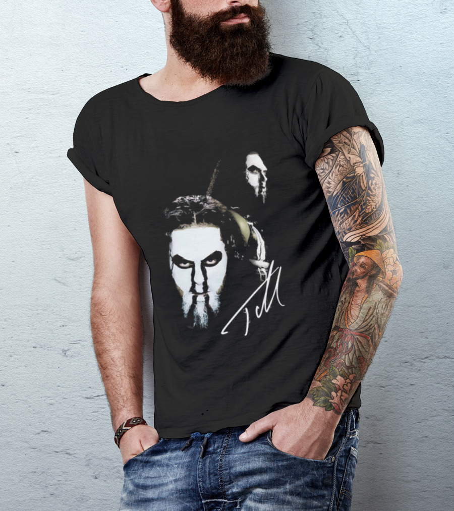 Luchasaurus Mask Illustration AEW Jell Signature T-Shirt