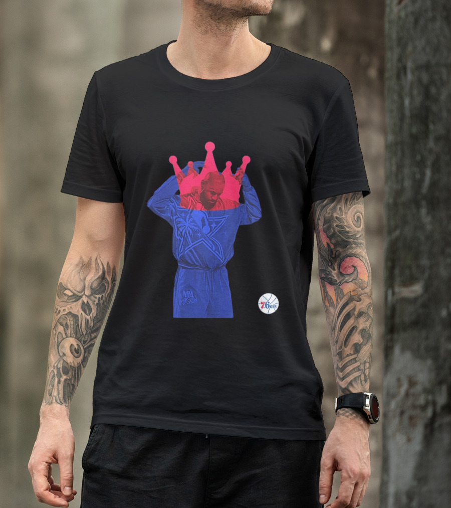 NBA All Star King LeBron James Philadelphia 76ers Season T-Shirt