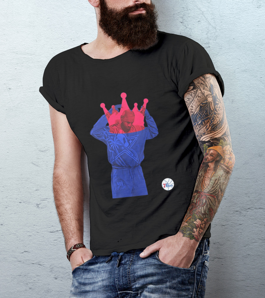 NBA All Star King LeBron James Philadelphia 76ers Season T-Shirt