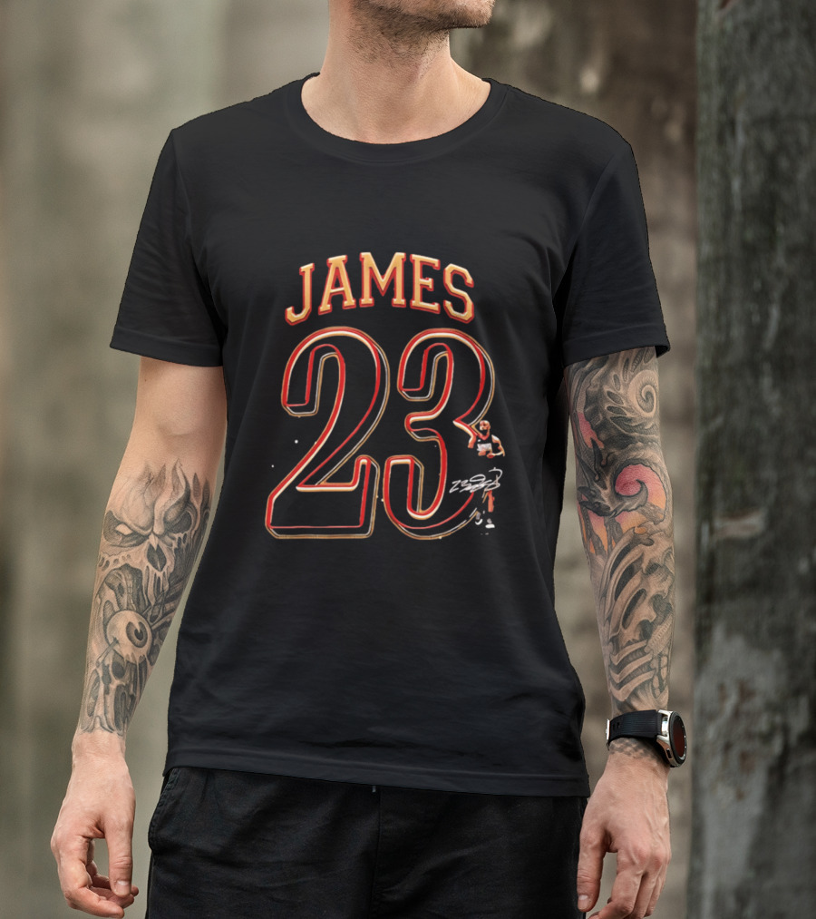 James 23 Basketball Jersey Iconic Sports T-Shirt
