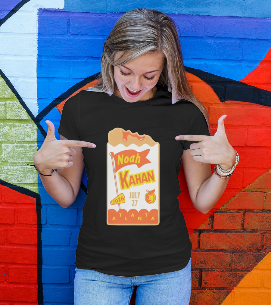 Noah Kahan Atlanta July 27 2026 Event T-Shirt